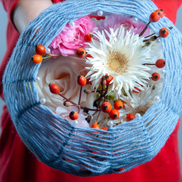 Lush Green & Moss Basket